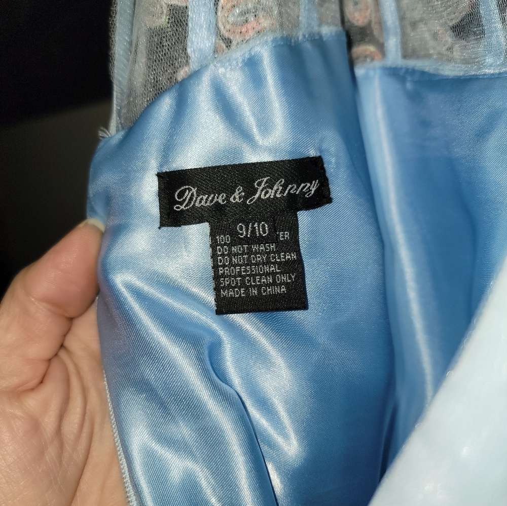 Dave & Johnny Blue Dress